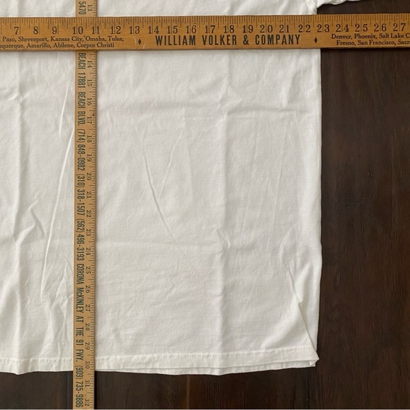 Stussy Men’s White Short Sleeve T-shirt 100% Cotton Size XL - Picture 6 of 8